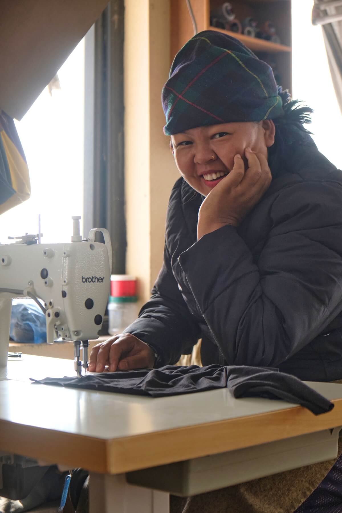 Surya Ethical Clothing Production in Nepal - Clothing stitching