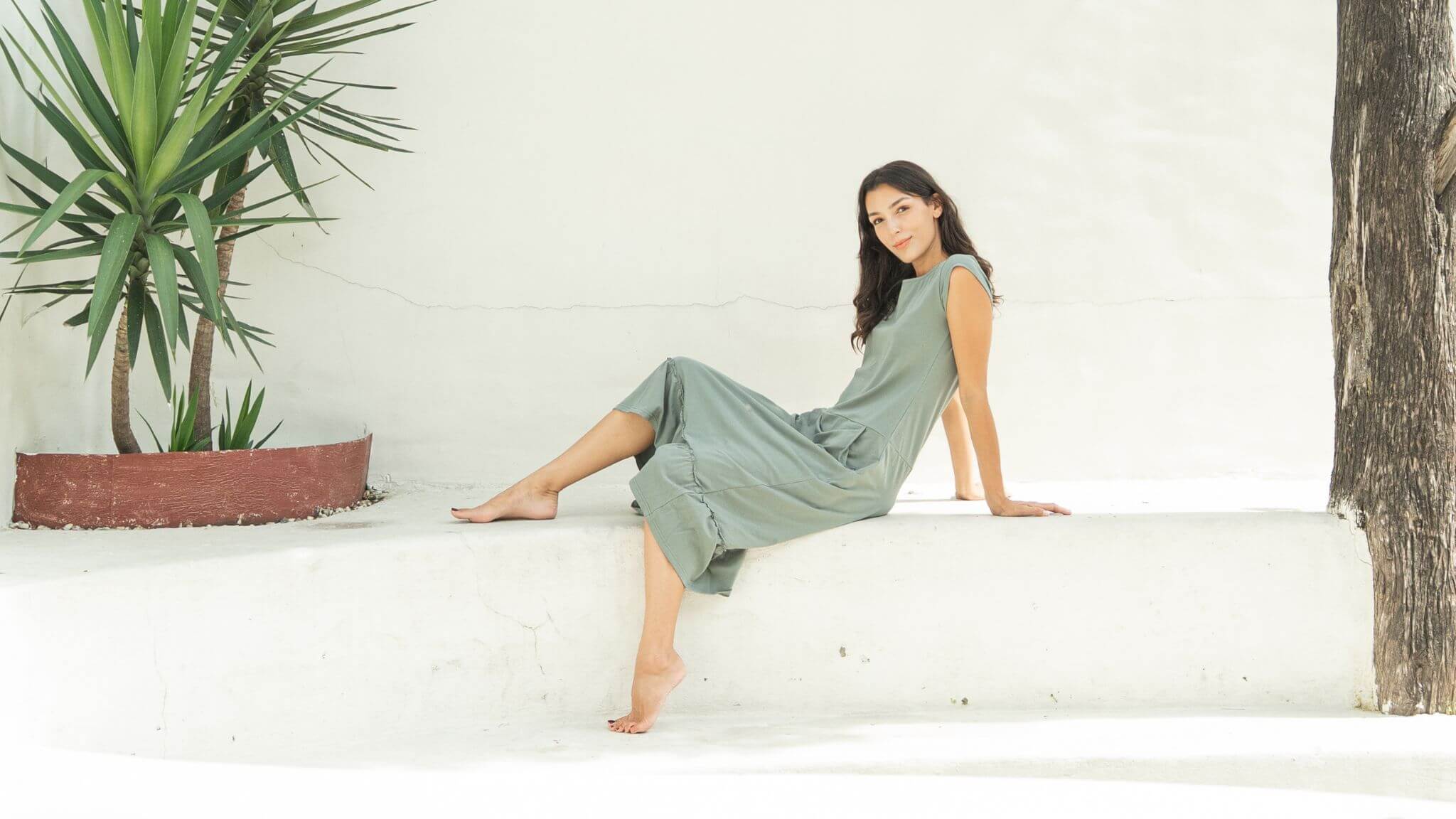 Surya Organic Cotton Noumea Dress made in Nepal