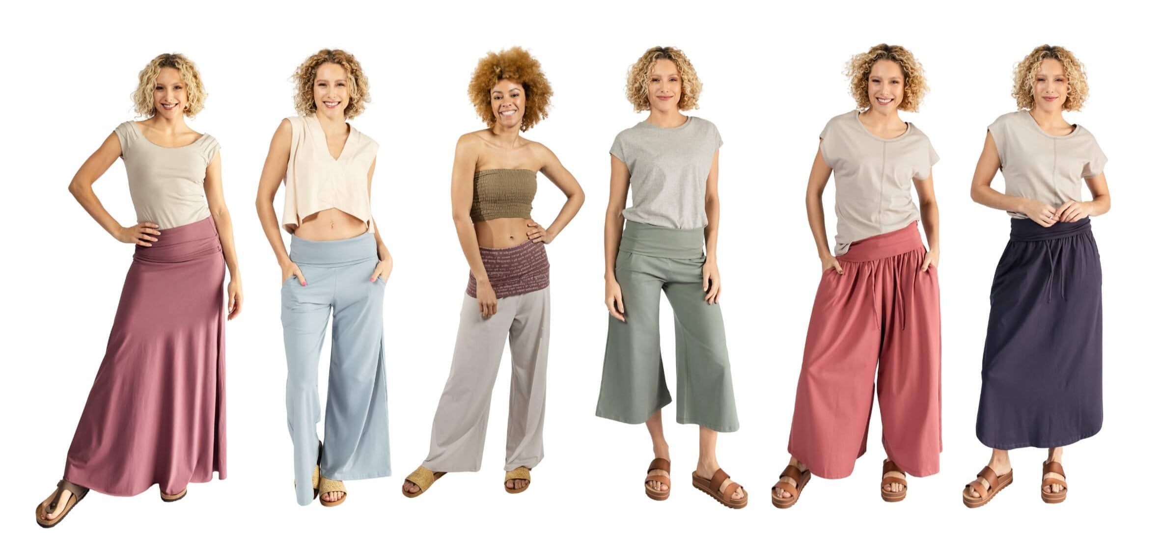 Surya signature turn down waistband in pants designs