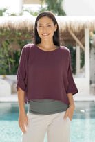 Lightweight muslin cotton top for women – ethically made in Nepal
