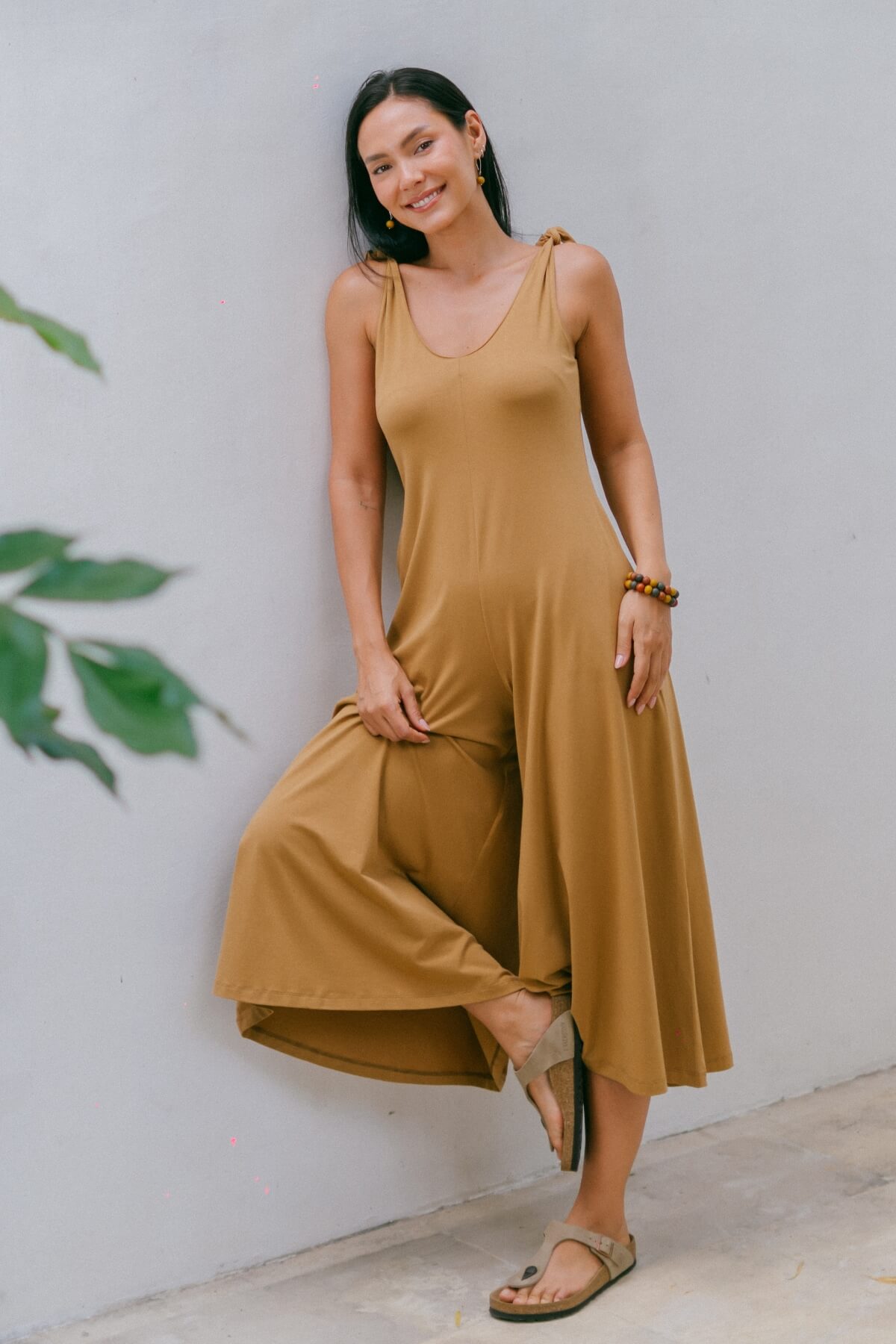 Organic cotton jumpsuit for women - ethically made in Nepal