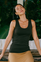 Organic cotton singlet tops for women - ethically made in Nepal