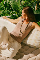 Organic cotton singlet tops for women – ethically made in Nepal