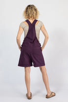 Cotton Overall Shorts for Women – rear view