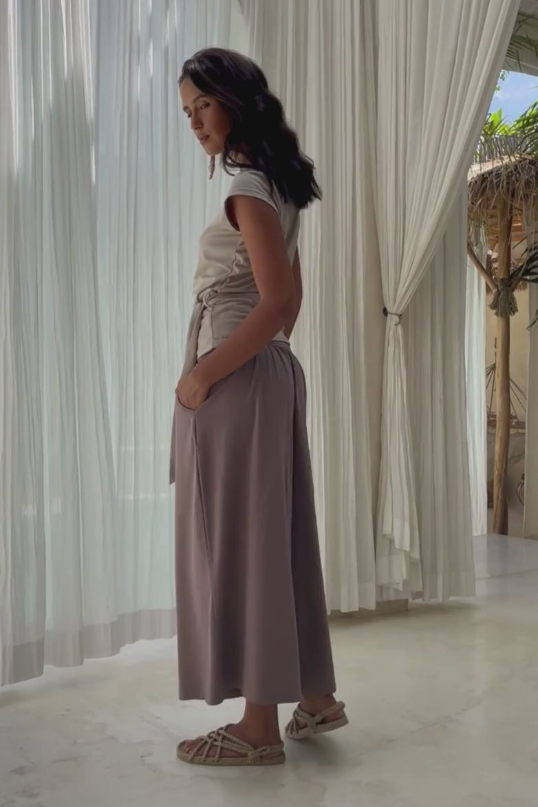 Surya Organic Cotton Palazzo Pants - video detail