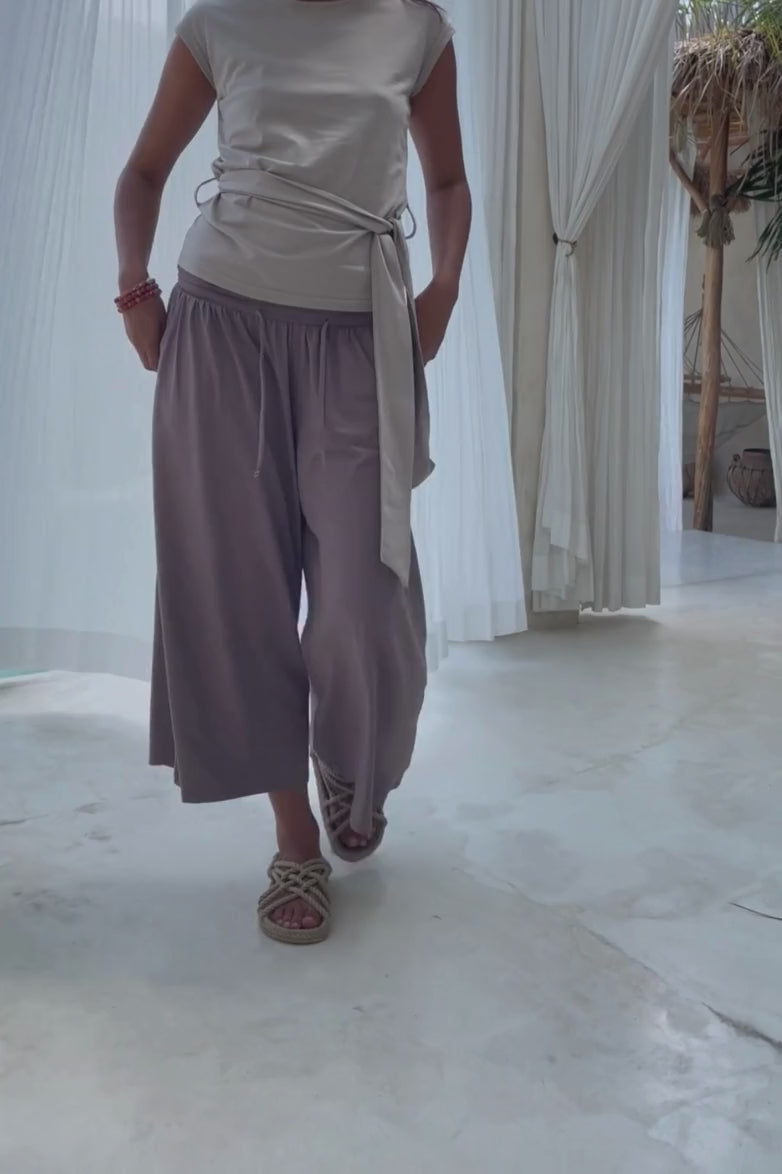 Surya Organic Cotton Sanur Palazzo Pants - video detail