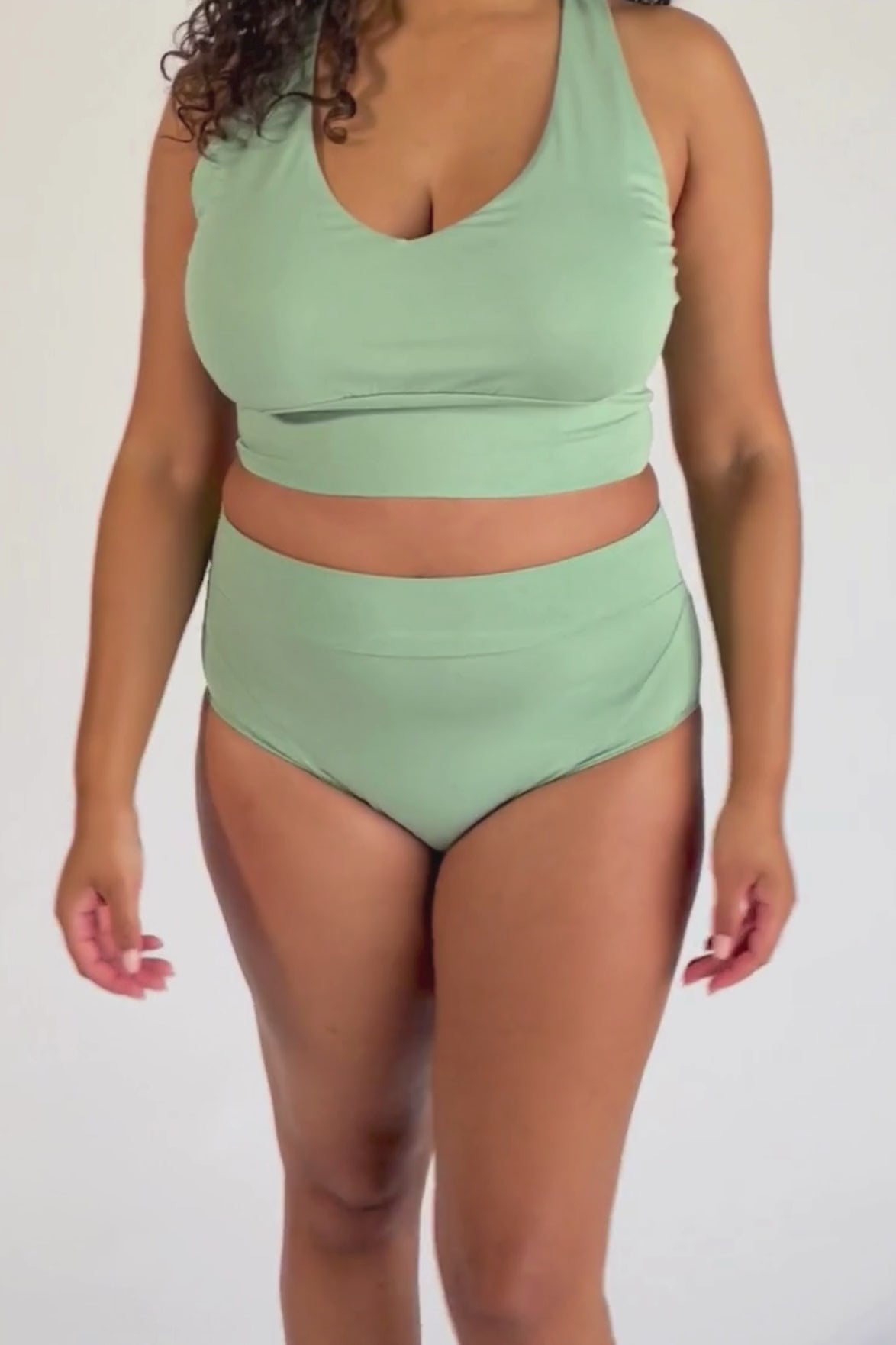 Organic Cotton Briefs for Women -  stretchy detail on video