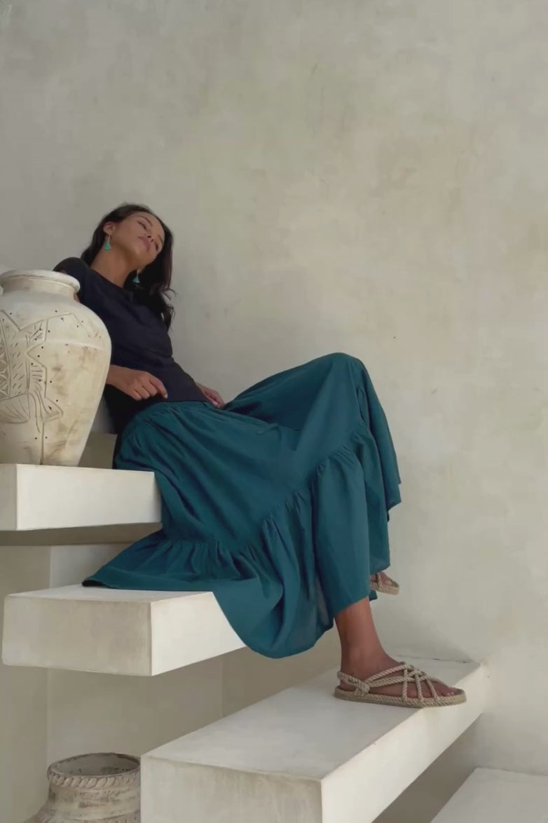 Surya Cambric Cotton Skirt for Women - video detail