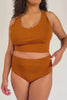 Organic Cotton Crop Top - stretchy fabric video detail