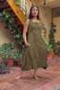 Surya Woven Cotton 'Maya' Dress - Green