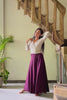 Premium cotton wrap skirt for women