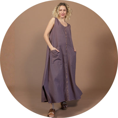 Surya Loomed Cotton Oversized Dresses for Women