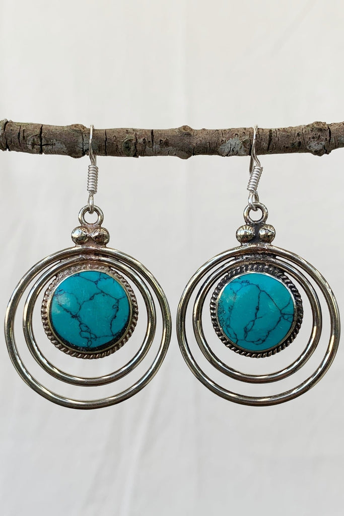 Surya Australia Ethical Tibetan Earrings - Surita