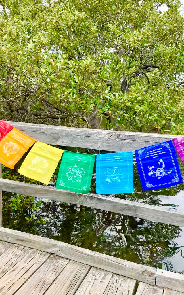 Surya Australia Seven Chakra Tibetan Prayer Flags from Nepal