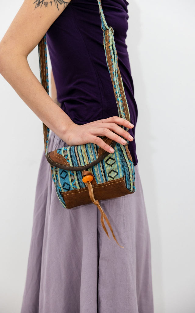 Surya Australia Buffalo Leather & Cotton Bag - Léon