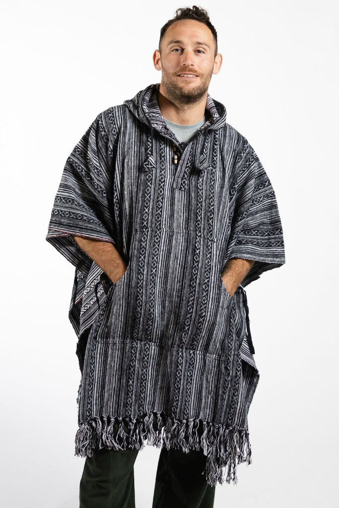 Surya Thick, Heavy Cotton Festival Poncho made in Nepal