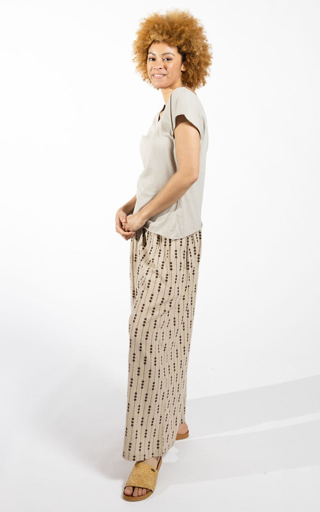 Surya Australia Cotton Lounge Pants made in Nepal - Oatmeal