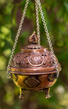 Surya Australia Fairtrade Hanging Copper incense Burner from Nepal