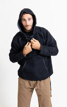 Surya Australia Ethical Thick Cotton Hoodie made in Nepal - Black
