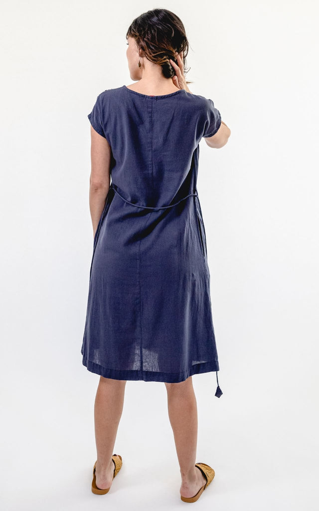 Surya Australia Ethical Cotton 'Aurora' Dress from Nepal #colour_dusty-grey