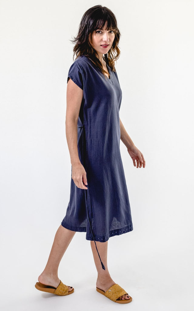 Surya Australia Ethical Cotton 'Aurora' Dress from Nepal #colour_dusty-grey