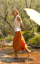 Surya Australia Cotton Low Crotch Pants - Orange