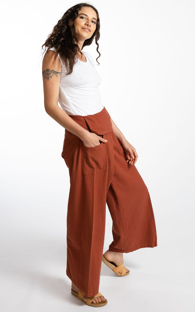 Surya Australia Cotton Thai Fisherman Pants made in Nepal - 