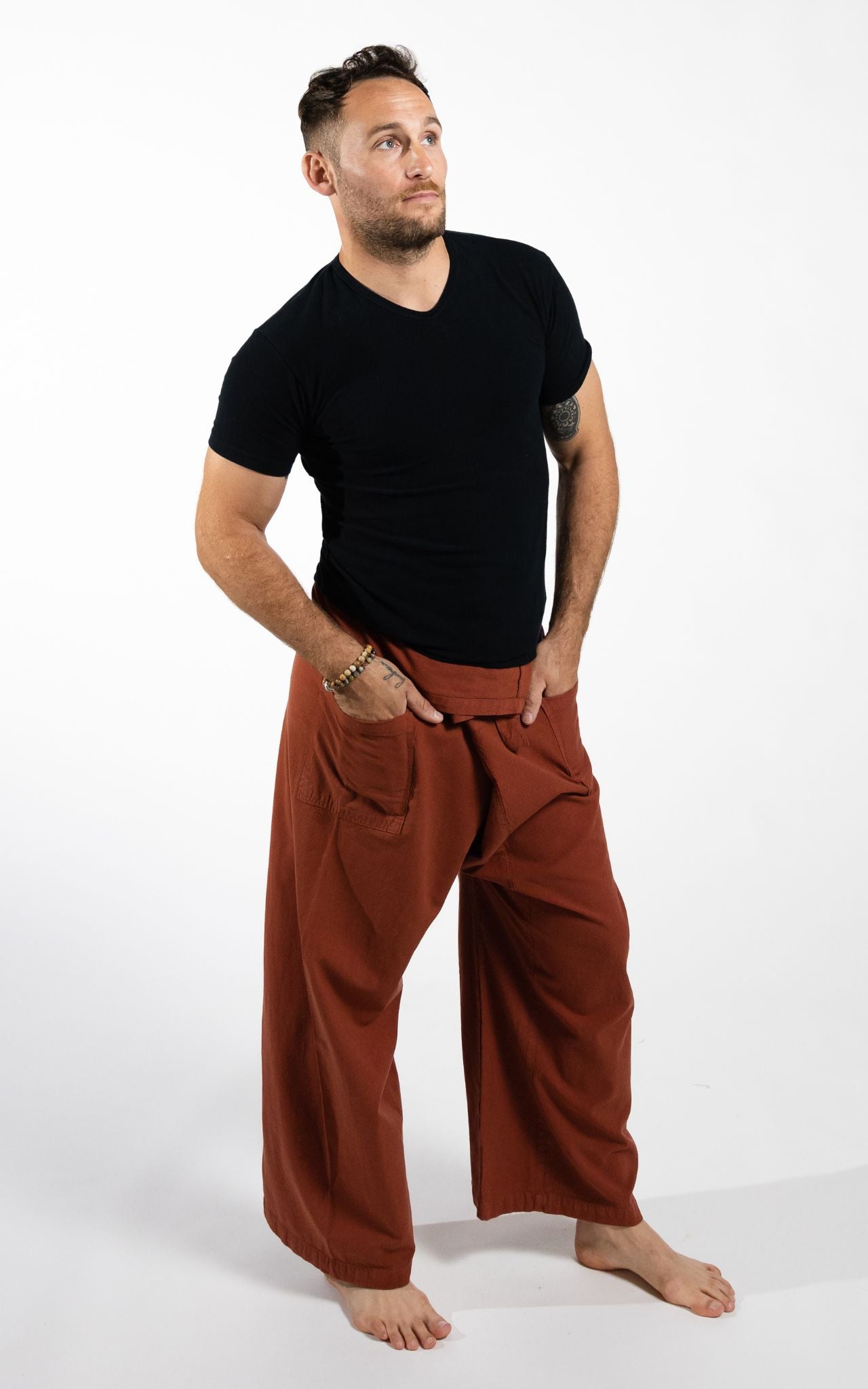 Fisherman Pants for men | Eco Dyed Cotton Fisherman Pants – Surya