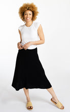 Surya Australia Ethical Cotton 'Rosa' Skirt made in Nepal - Black