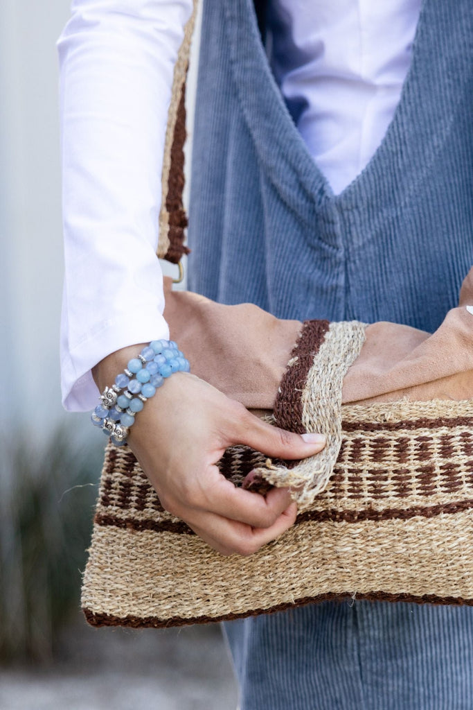 Surya Organic Hemp Satchel Bag made in Nepal - Red Cutch