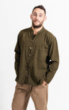 Surya Australia Cotton 'Diego' shirt from Nepal - Green