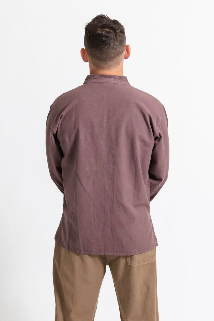 Surya Australia Cotton 'Diego' shirt from Nepal - Taupe