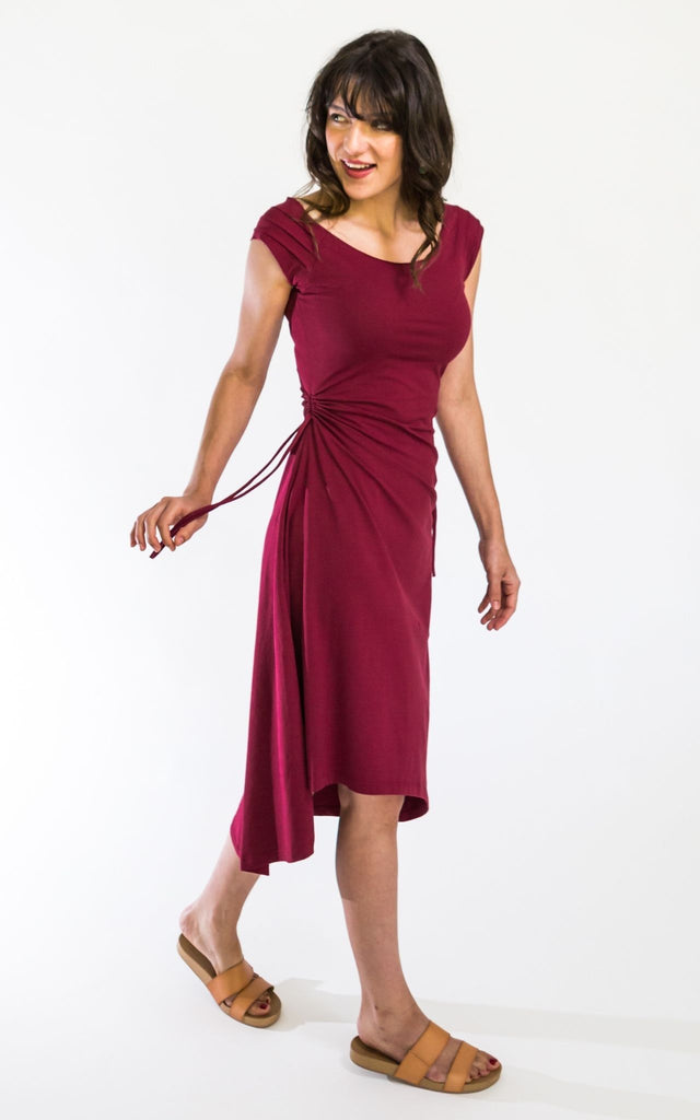 Surya Australia Organic Cotton 'Priya' Dress - Berry