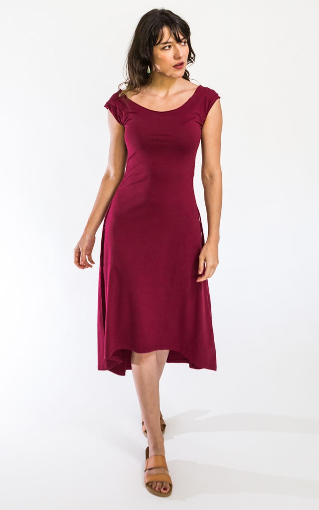 Surya Australia Organic Cotton 'Priya' Dress - Berry