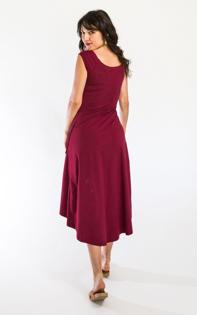 Surya Australia Organic Cotton 'Priya' Dress - Berry