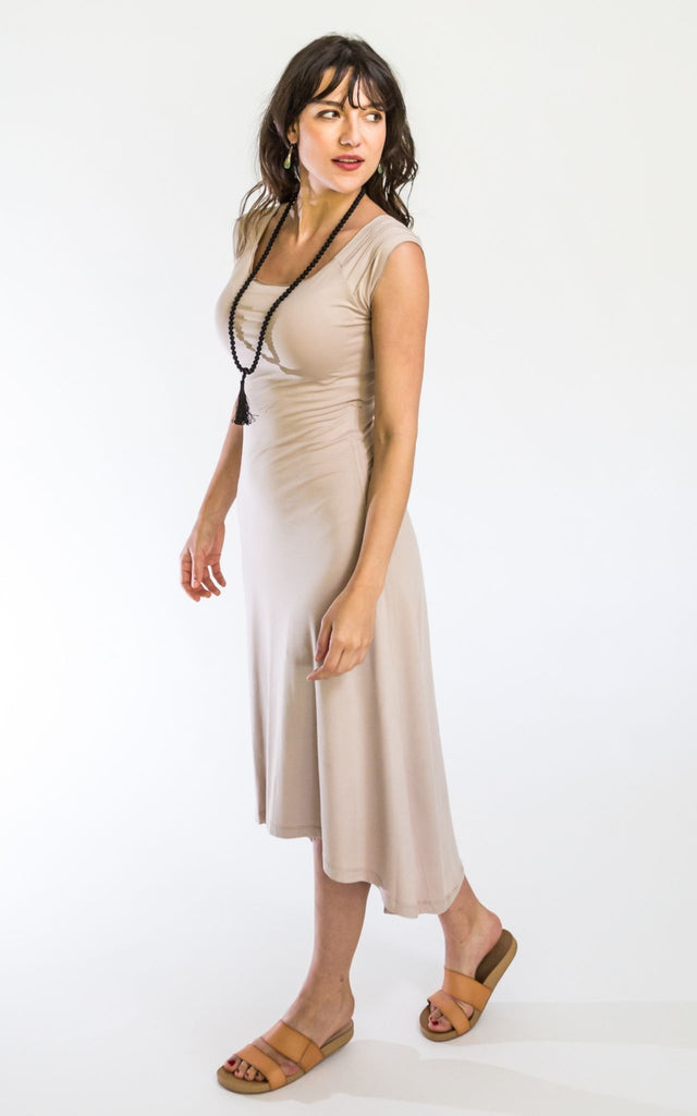 Surya Australia Organic Cotton 'Priya' Dress - Sand