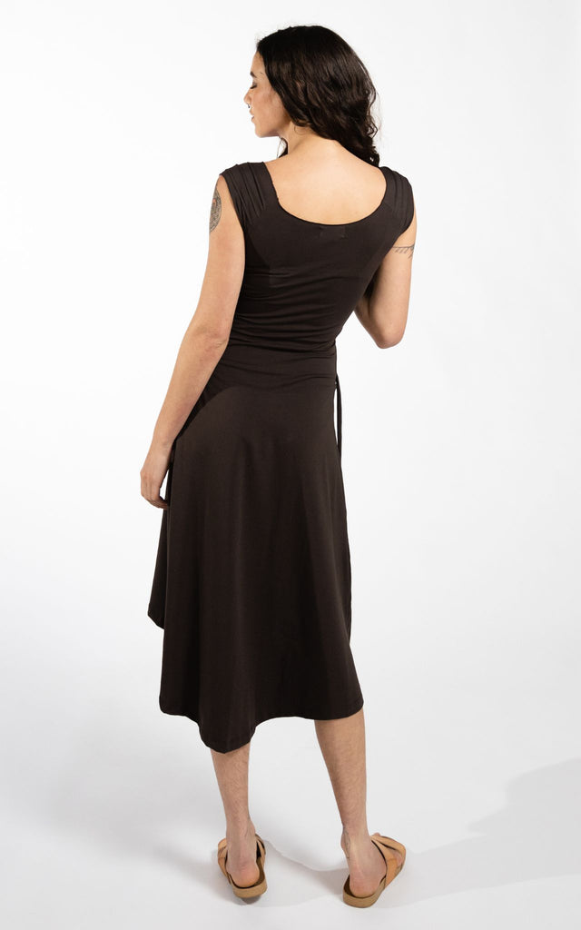 Surya Australia Organic Cotton 'Priya' Dress - Chocolate