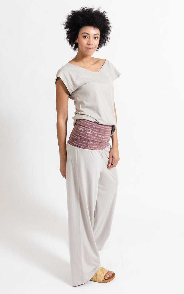 Surya Australia Organic Cotton 'Mantra' Pants made in Nepal - Oatmeal