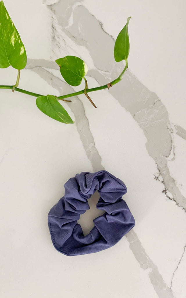 Surya Australia Ethical Organic Cotton Scrunchies Deadstock Fabric - Sky Blue