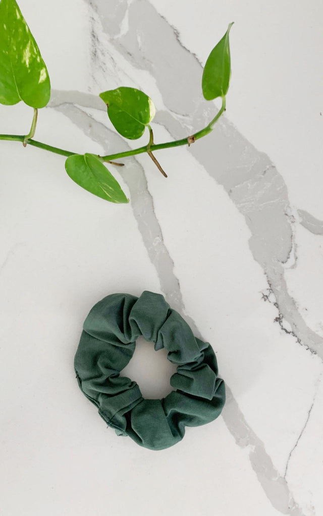 Surya Australia Ethical Organic Cotton Scrunchies Deadstock Fabric - Ocean
