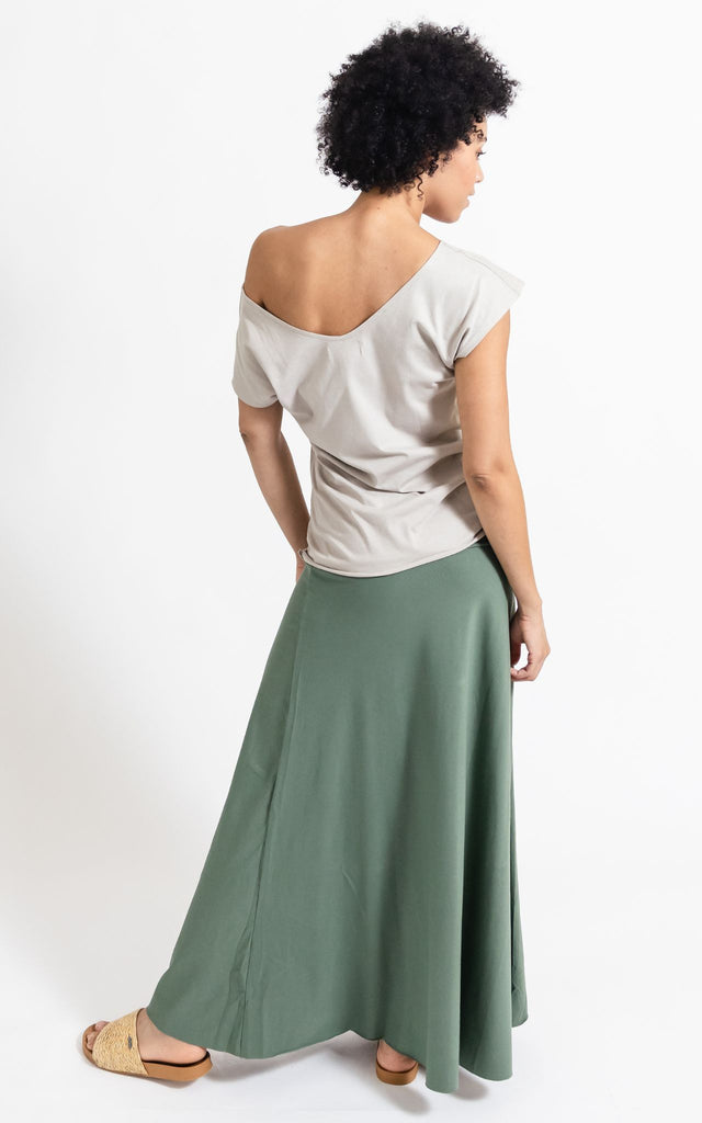 Surya Australia Ethical Organic Cotton Skirt made in Nepal - Ocean
