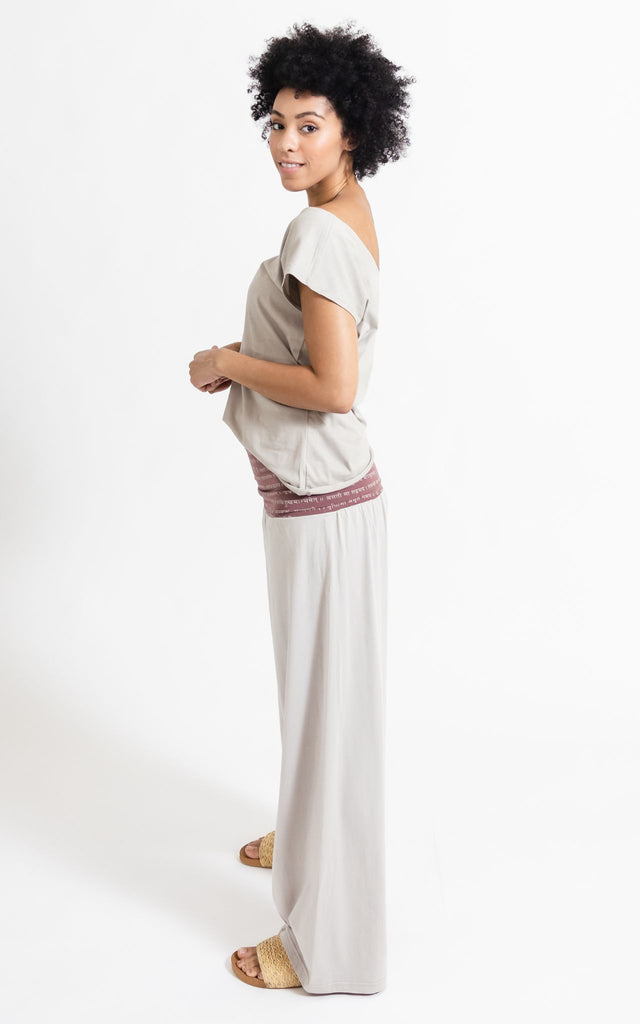 Surya Australia Organic Cotton 'Mantra' Pants made in Nepal - Oatmeal