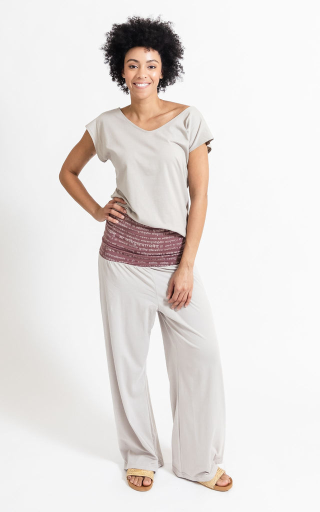 Surya Australia Organic Cotton 'Mantra' Pants made in Nepal - Oatmeal