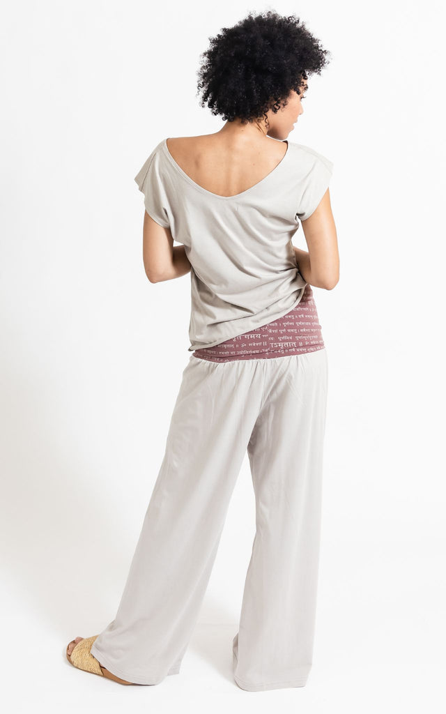 Surya Australia Organic Cotton 'Mantra' Pants made in Nepal - Oatmeal