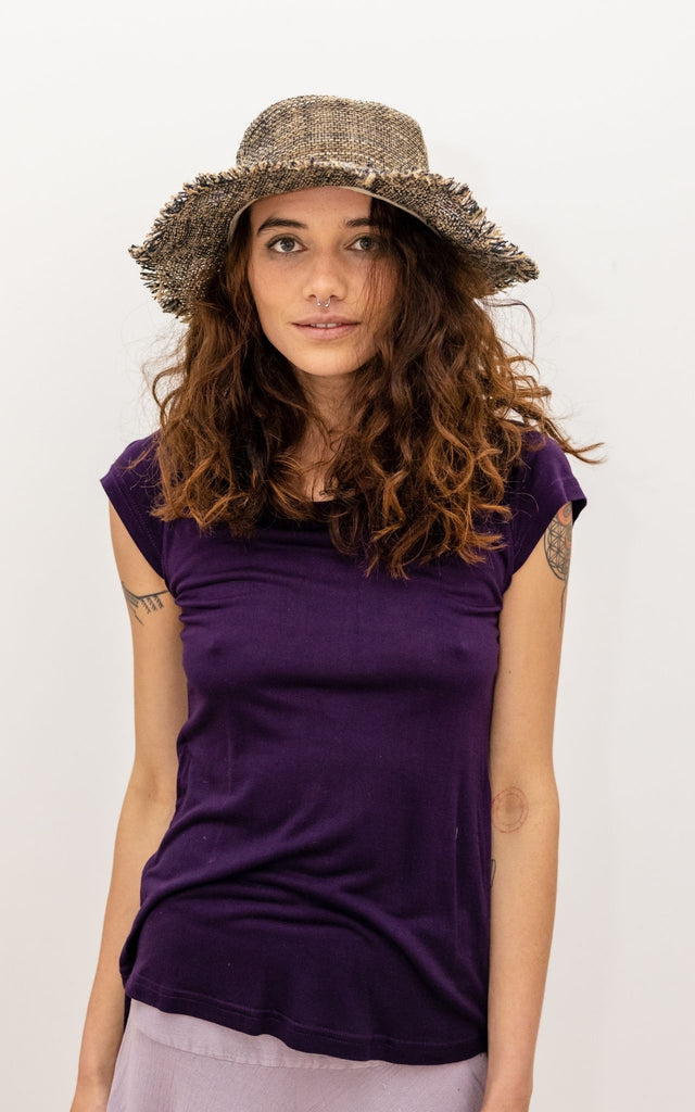 Surya Australia Hemp Hat from Nepal - Black