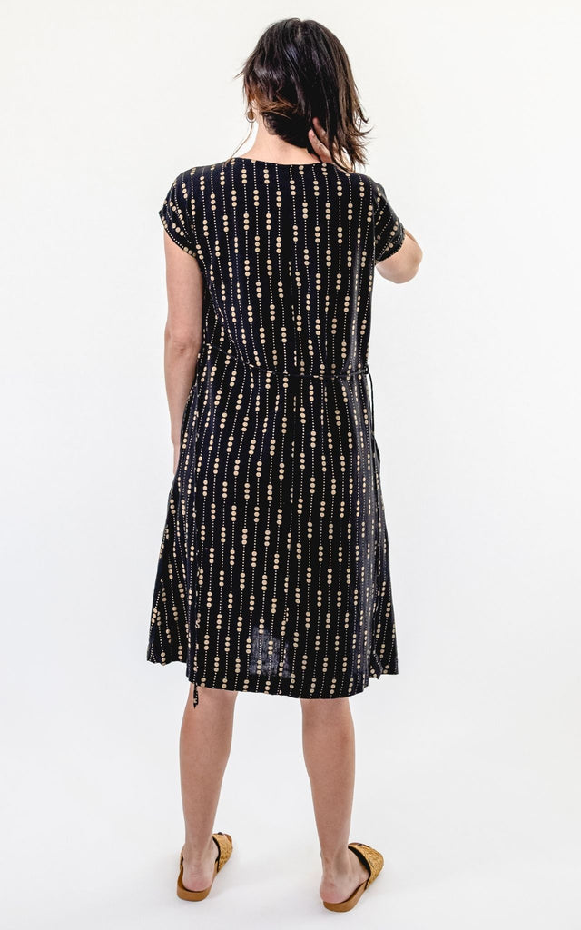 Surya Australia Ethical Cotton 'Aurora' Dress from Nepal #colour_black