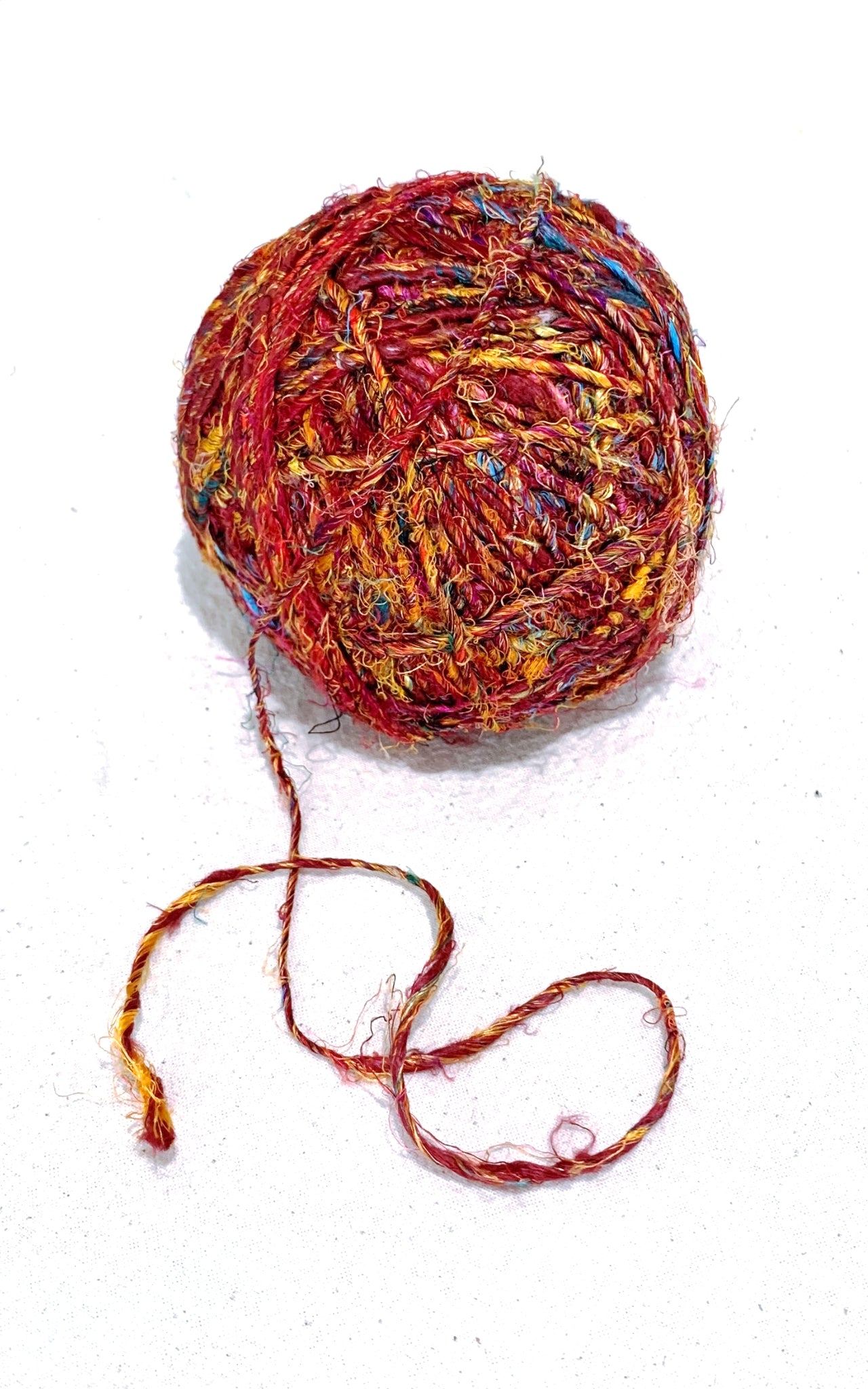 Surya Australia Recycled Silk Thread Balls from Nepal