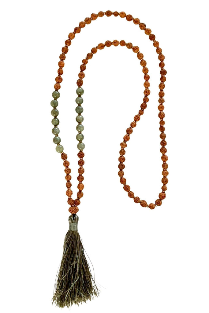 Surya Australia Rudraksha Seed Mala Necklace from Nepal