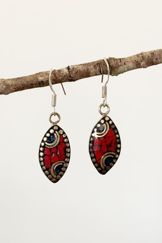 Surya Australia Ethical Tibetan Earrings - Neeva