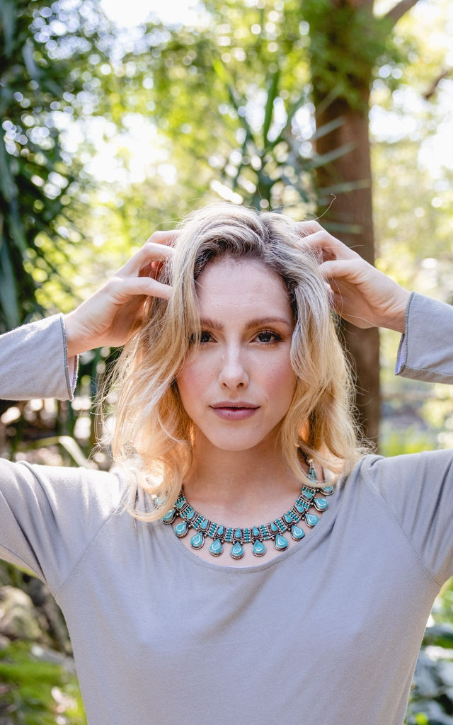Surya Australia Ethical Tibetan Necklace made in Nepal - Shanti